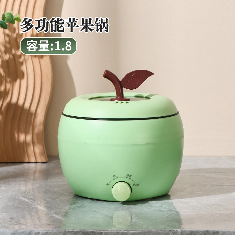 2023 New Apple Shape Function Electric Cooking Pot Intelligent Control Electric Cooking Pot Mechanical Control Electric Frying Pot