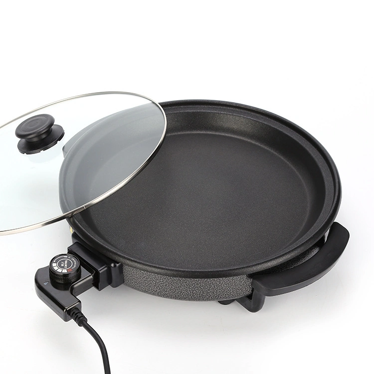 Non-Stick Baking Frying Pan Pizza Steak Skillet Flat Bread Pancake Egg Omelette Cast Iron Crepe Pan