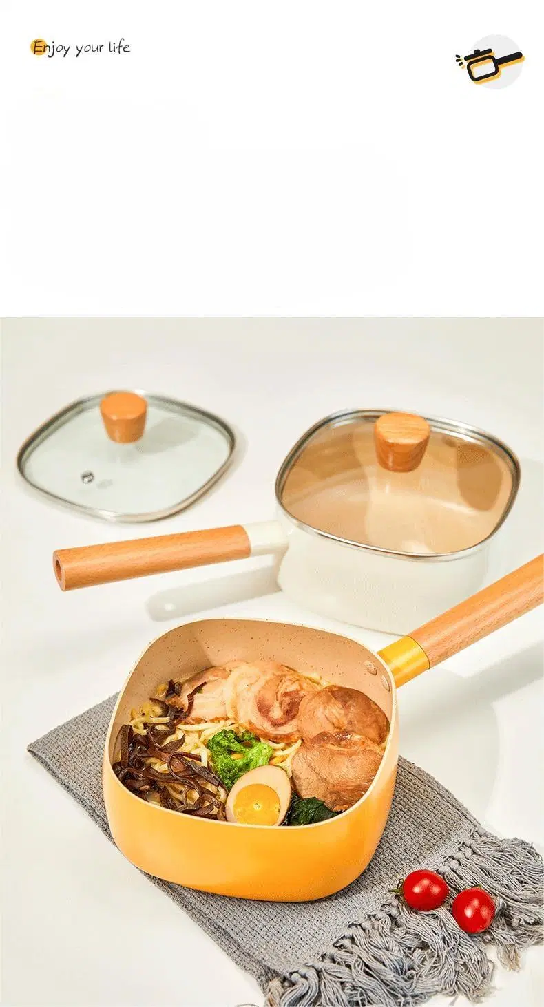 Modern Design Small Metal Milk Pan Noodle Cooker