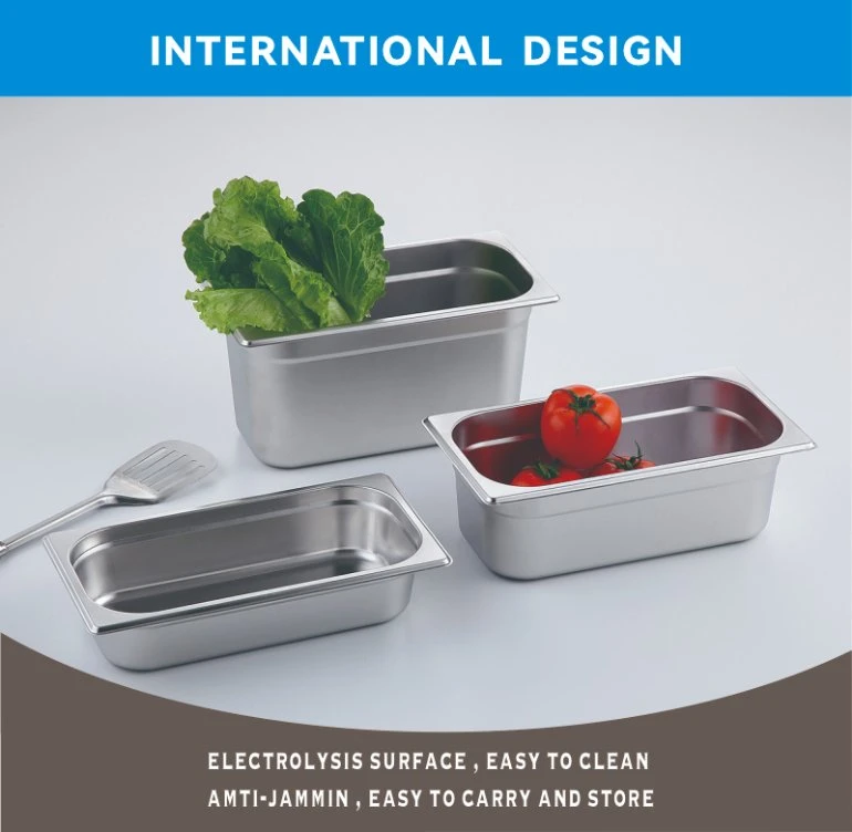 Restaurant Equipment Kitchen Food Container Set Gastronorm Stainless Steel Gn Pan