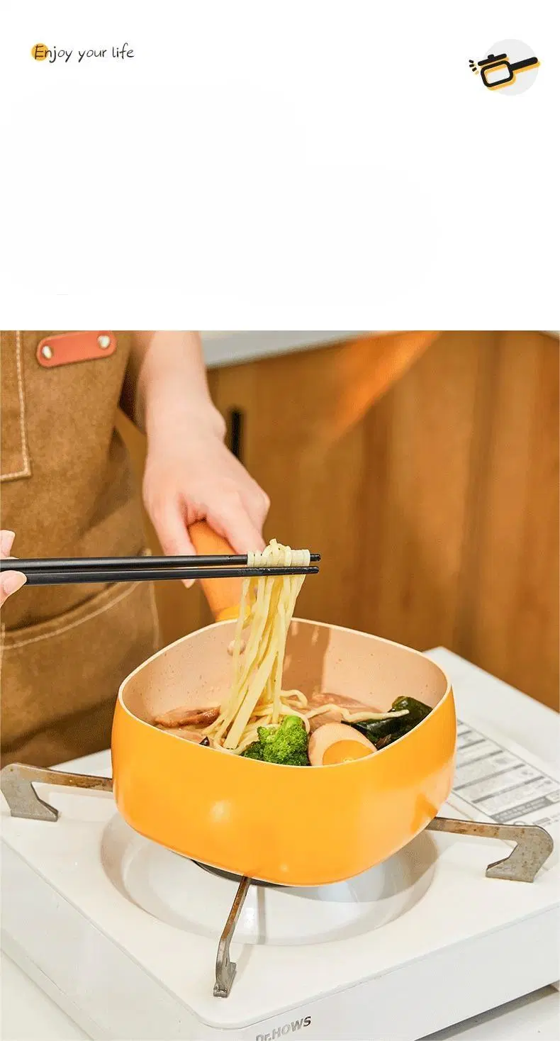 Modern Design Small Metal Milk Pan Noodle Cooker