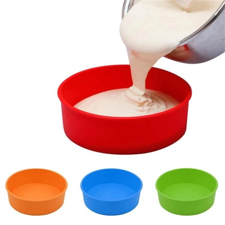 Big Round Shape Non-Stick Bakeware Silicon Bread Mold Silicone Cake Pan