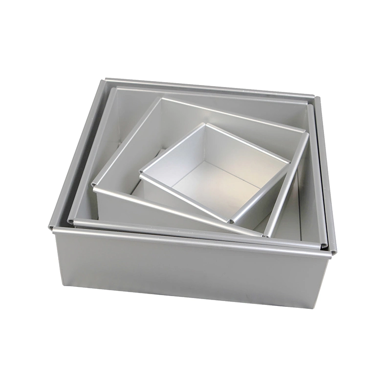 High Quality Anodized Aluminum Deep Square Cake Pan Baking Pan Cake Molds