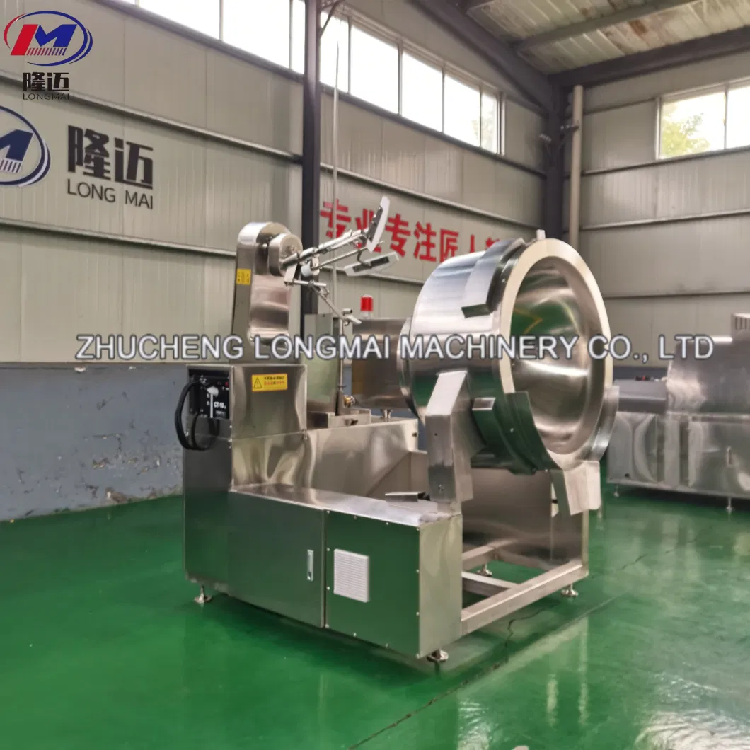 CE Approved Large Capacity Cooking Mixer Machine Jam Sauce Process Cooking Pot Stainless Steel Gas Fired Jacketed Pot Customized