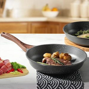 Nonstick Frying Pan Skillet, Swiss Granite Coating Omelette Pan