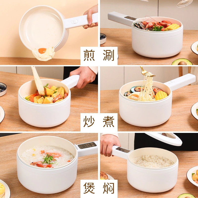 Automatic Heating Portable Intelligent Multi-Functional 1.5 L Non-Stick Electric Cooker Electric Frying Pan