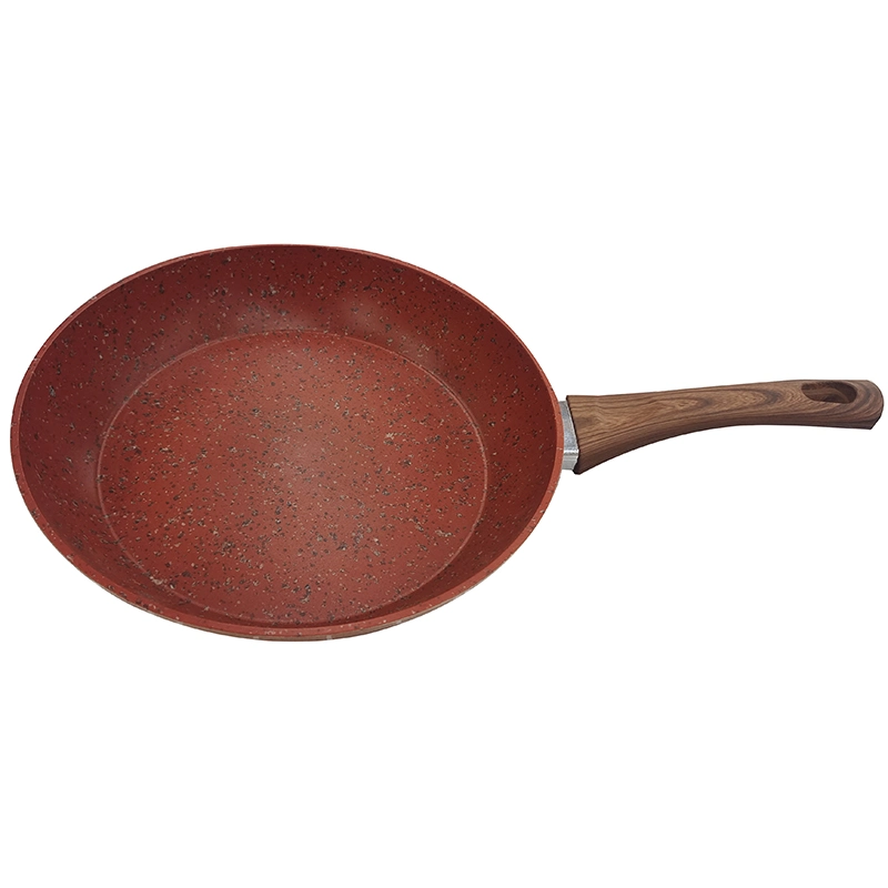 Aluminum Granite Cookware with Glass Lid Non-Stick Frying Pans