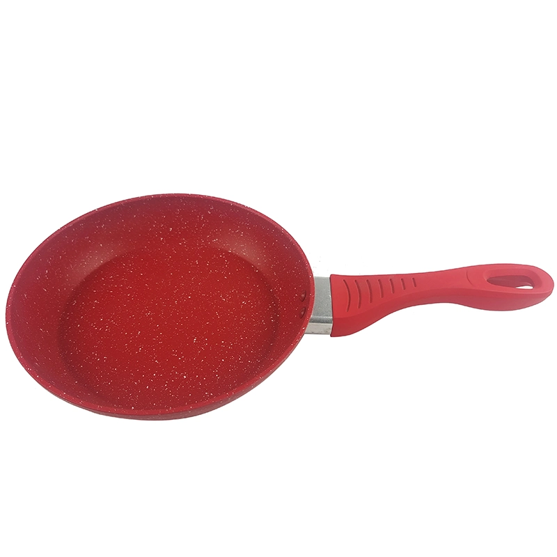 Aluminum Granite Cookware with Glass Lid Non-Stick Frying Pans