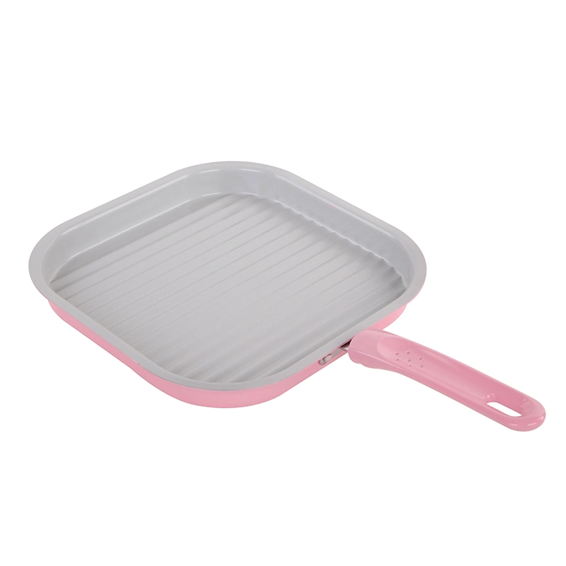 Hassle-Free 4 Holes Non-Stick Omelette Hamburger Pan for Gas Cooker