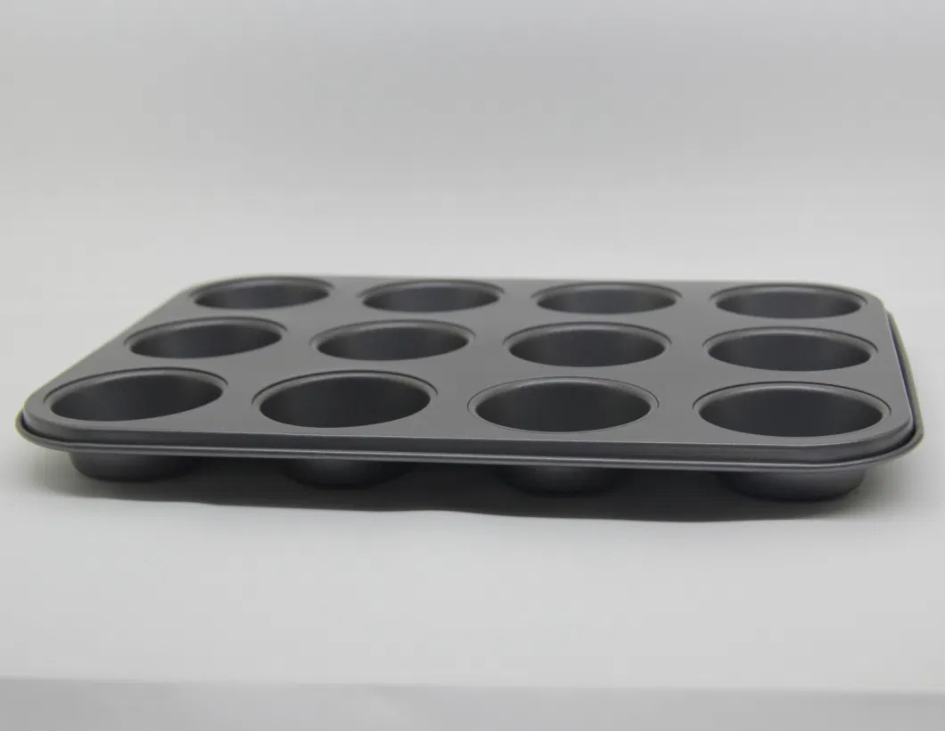 Nonstick Carbon Steel Bakeware 12 Cup Muffin Pan