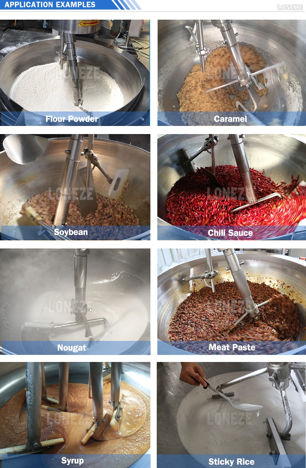 Sugar Melting Jacketed Kettle Sauce Jam Full Planetary Stirring Wok Chili Sauce Cooking Pan