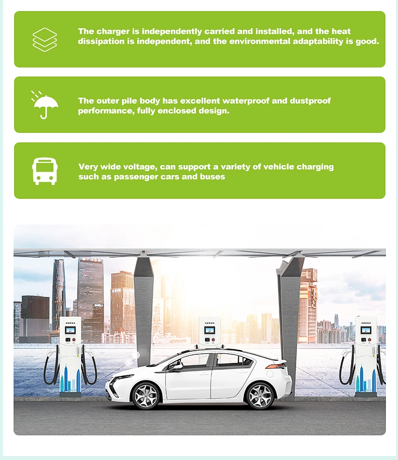 Electric Car 480kw Fast EV Charger Car DC Fast Split Charging Station