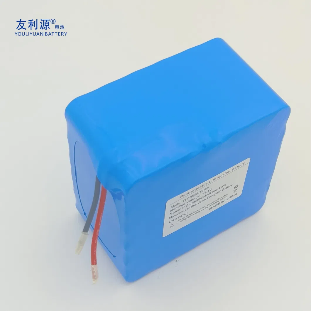 18650 Li-ion Battery Pack 11.1V 24ah 3s12p Lithium Battery Pack Power Battery Battery Storage Battery Charger Lithium Titanate Battery for Electric Motorcycle