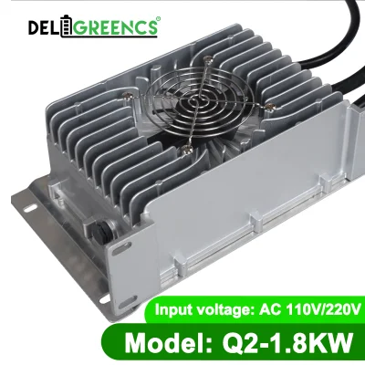 Industrial Standards1,8kw 2kW 48V 60V 72V 99VDC a bordo IP67 Cargador de batería CANbus 25A 110V 220vac
