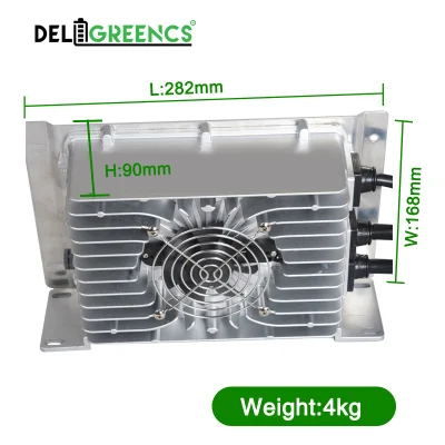Industrial Standards1,8kw 2kW 48V 60V 72V 99VDC a bordo IP67 Cargador de batería CANbus 25A 110V 220vac