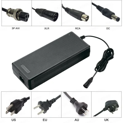 Carga rápida 400W Scooter eléctrico Cargador de baterías para motocicletas