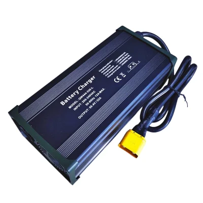  AC 220V Venta directa de fábrica DC 43,2V 43,8V 50A 2200W Cargador para batería 12s 36V 38,4V LiFePO4 con bus CAN Protocolo de comunicación