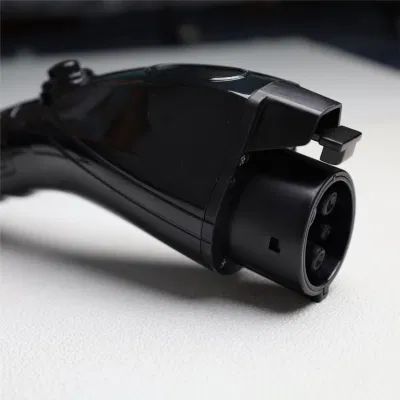 220V 11kW 8 a 48A modo de caja de pared de carga rápida 3 Estación de carga portátil para coche eléctrico EV Cargador con LCD Pantalla