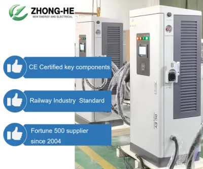 Cargador de batería comercial para 40kW 60kW 120kW 160kW CCS1 CCS2 coches Cargador DC EV