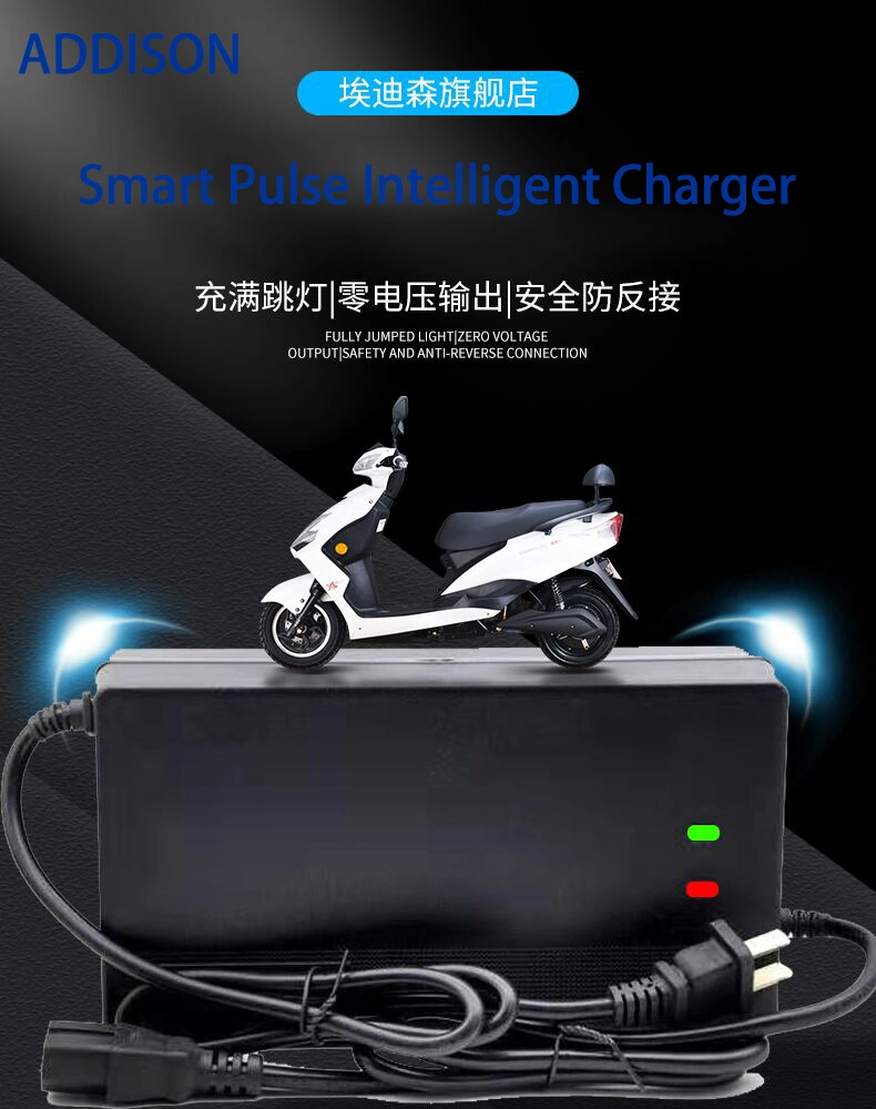 Addison 54.6V 3A Lithium Battery Charger Universal for 13s 48V 3A Wheels Electric Scooter Li-ion Battery Charger