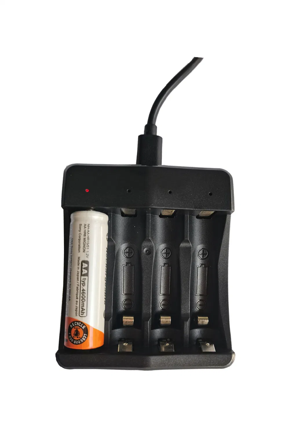 4slot Battery Charger Universal Lithium and NiMH Battery Charger for AA AAA 18650 Batteries