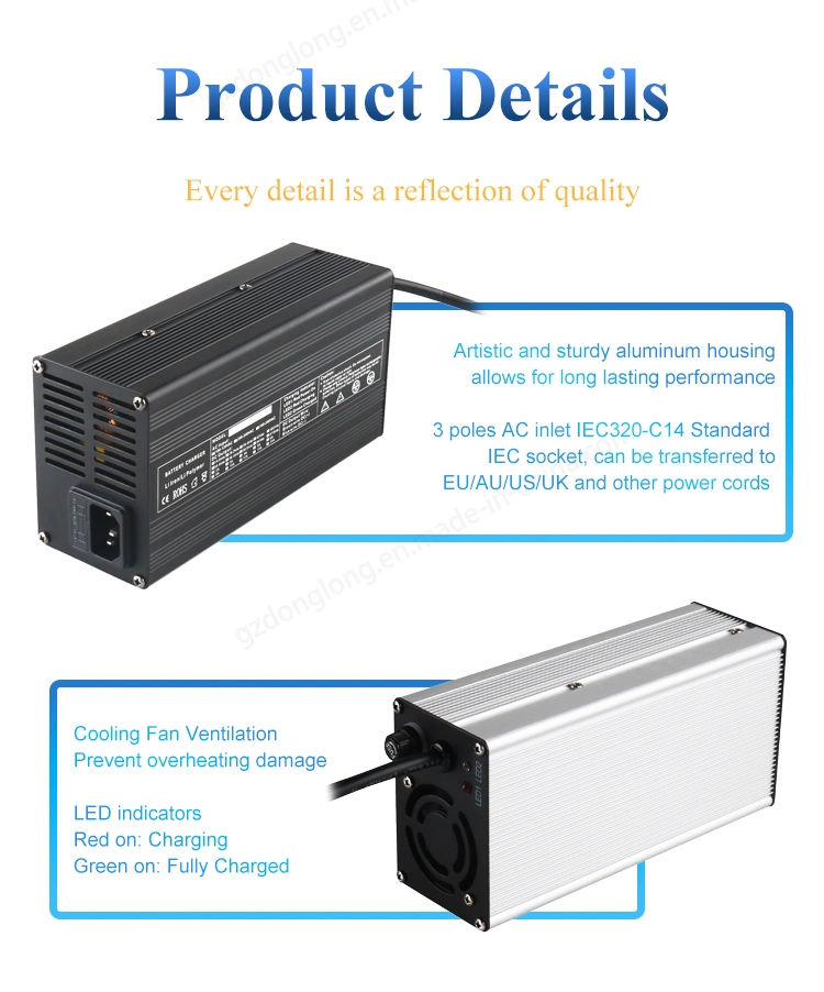 500W Lead Acid Charger 72V 5A Electric Stacker Battery Charger Smart Fast Automotive