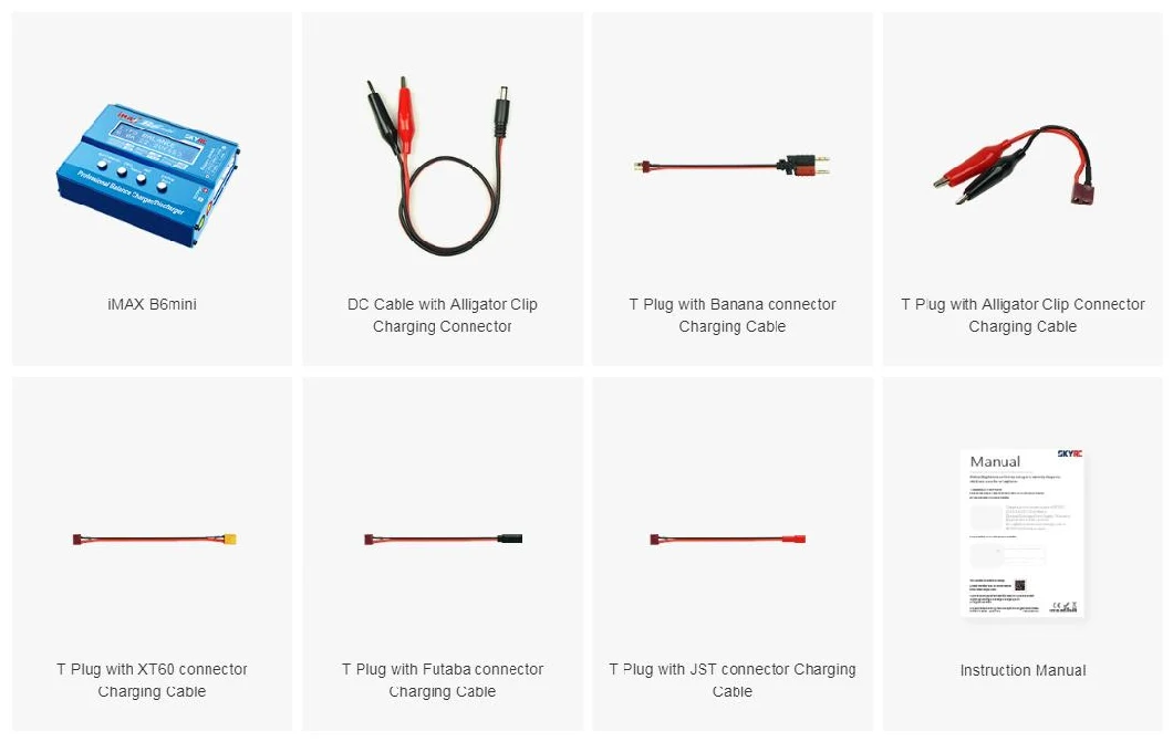 Skyrc Imax B6 Mini Balance Discharger Charger for RC Helicopter Re-Peak NiMH NiCd Lihv NiCd Pb Li-ion Battery Charger