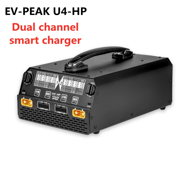 EV-Peak U4-HP 2400W 25A Lipo Lihv Professional Drone Charger for 6s 10s 12s 14s Batteries