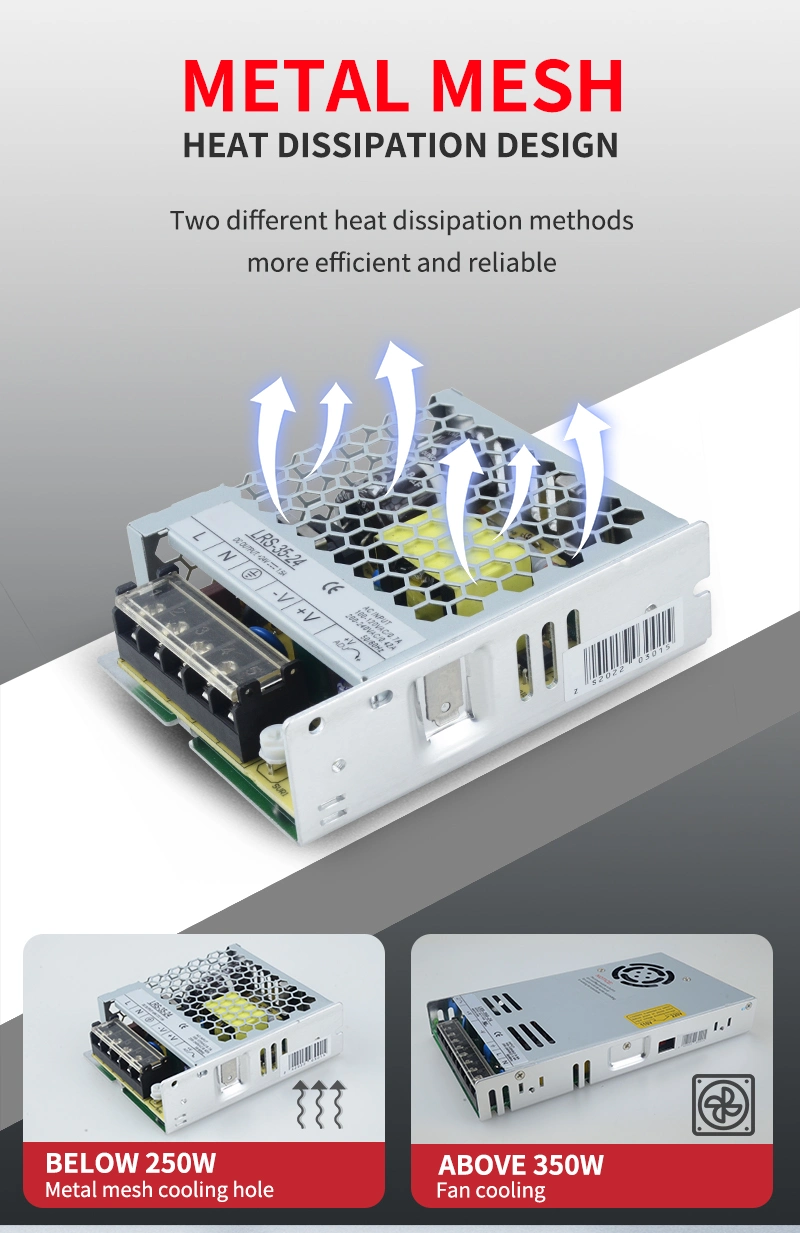 Lrs-200-12 Meanwell 12V DC SMPS 150W Power Supply for LED Strip Light