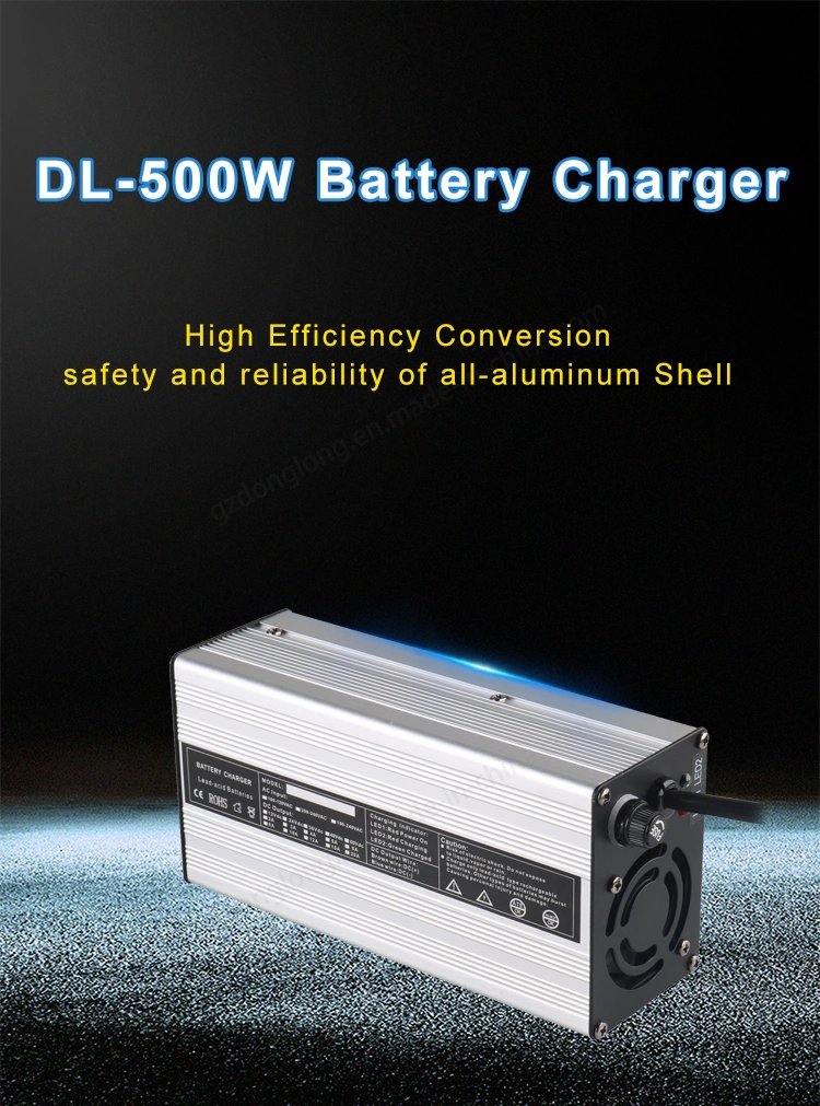 500W Lead Acid Charger 72V 5A Electric Stacker Battery Charger Smart Fast Automotive