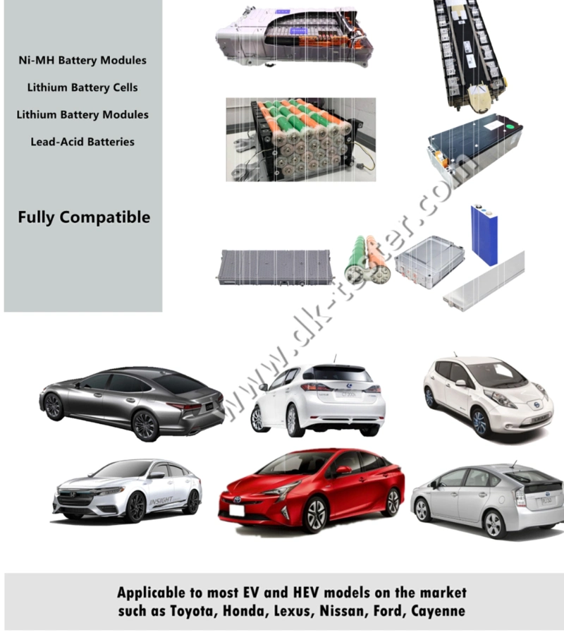 Toyota/Lexus Hybrid Car 7.2V/9.6V/14.4V NiMH Battery Module Health Checker Battery Auto Cycle Discharger and Charger