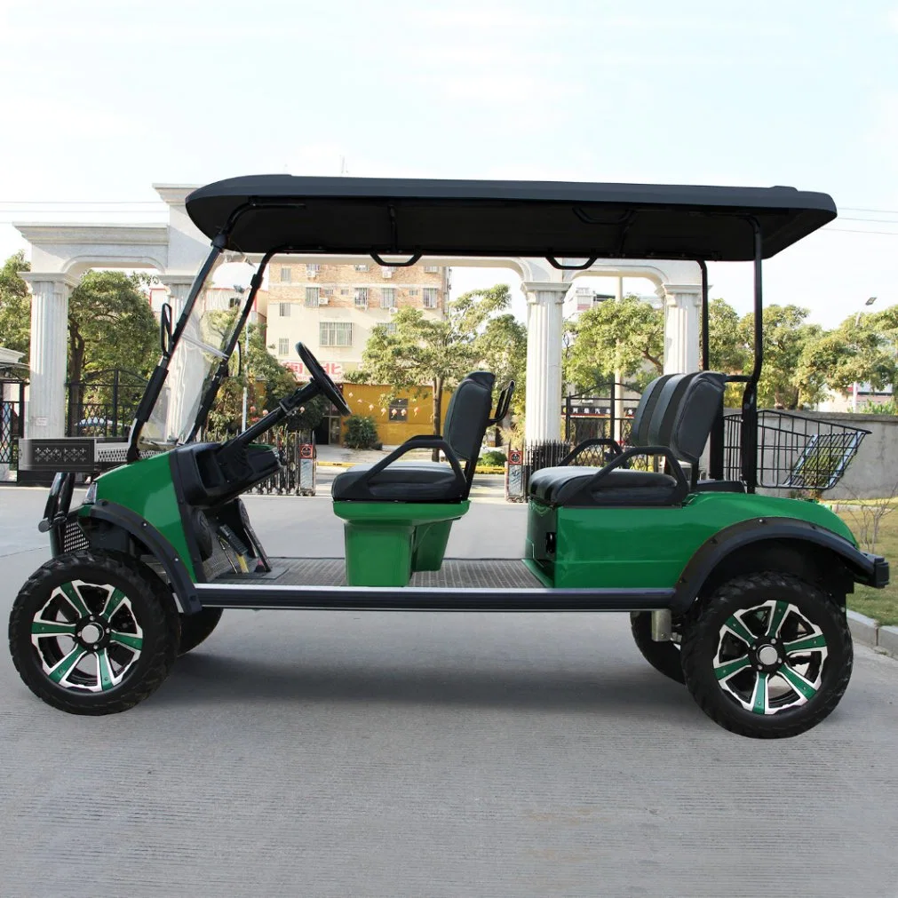 Hdk 4 Seater Electric Golf Cart with Rear Seat Hummer Golf Cart