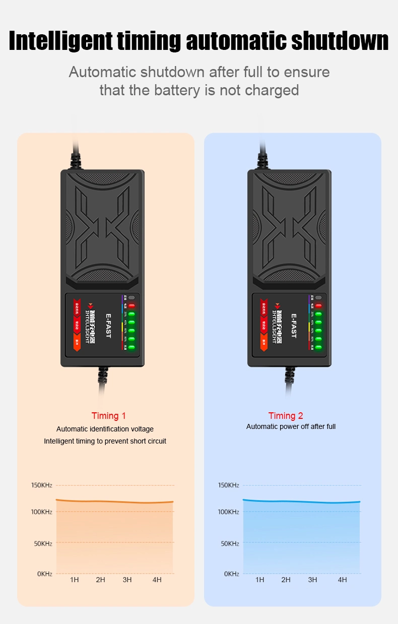 Electric Lead Acid Battery Charger 72V30ah for E-Bike Motorbike