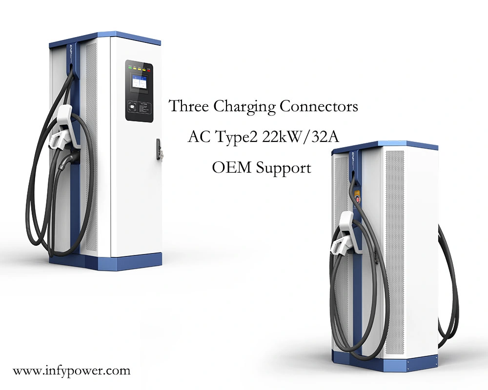 AC 22kw Plug DC Fast 180kw Charging Station EV Battery Charger