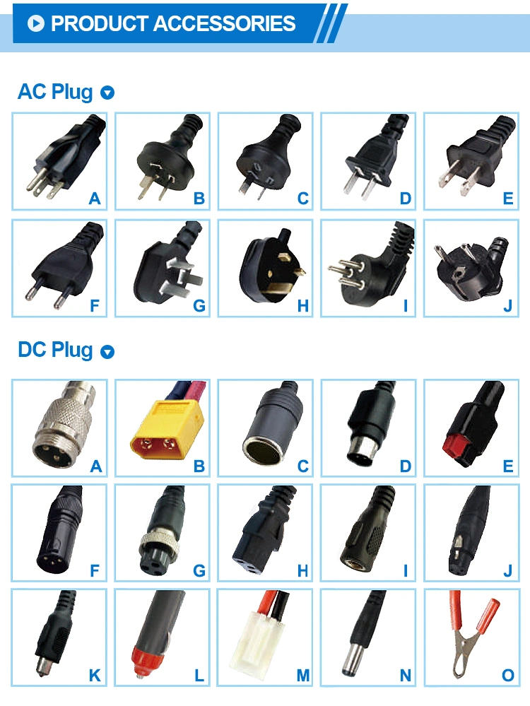 Fuyuang UL GS CE SAA PSE Li-ion Battery Charger for Ebike E-Scooter Drone 1A 2A 3A 4A 5A 10A Lithium Battery Charger 12V