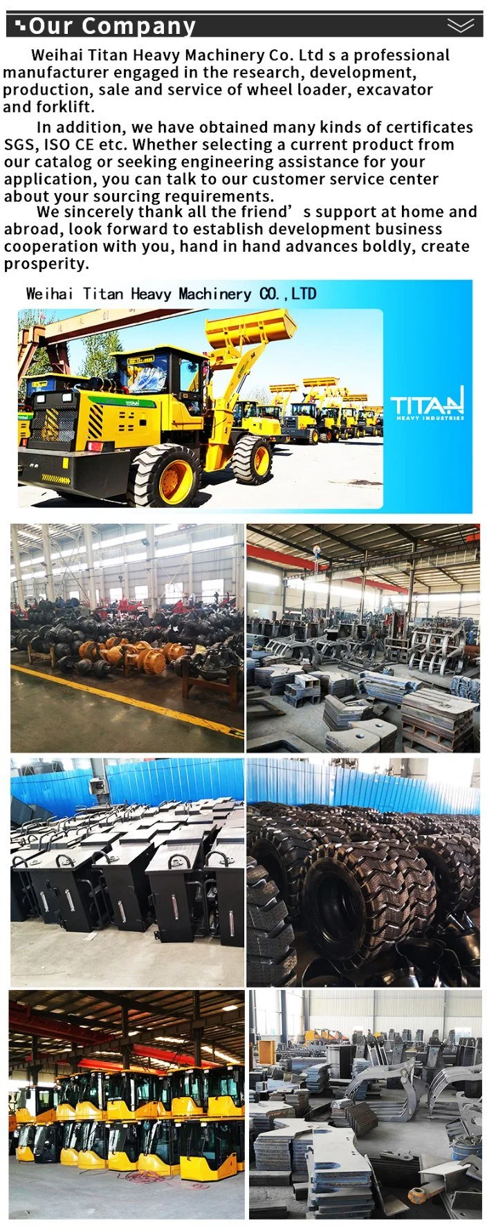 Free shipping!!! Chinese Industrial Titan Small 0.8 Ton Articulated Earth Mover Euro Auto Mini Farm Truck Wheel Tractor Front End Loader for Sale