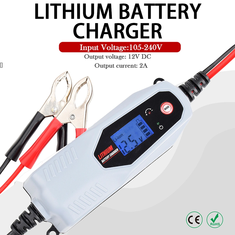 12V 1.5AMP Automatic Battery Charger for Li-ion, Lipo or LiFePO4 Lithium Ion Batteries