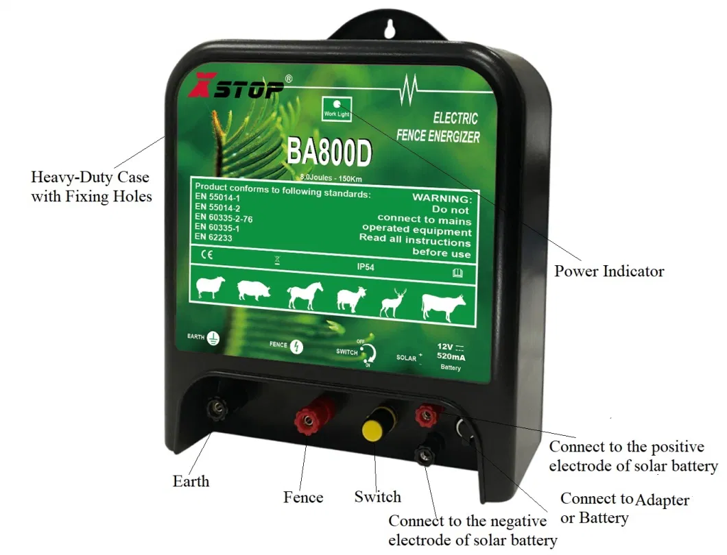 150km DC Solar AC Powered Low Impedance Charger