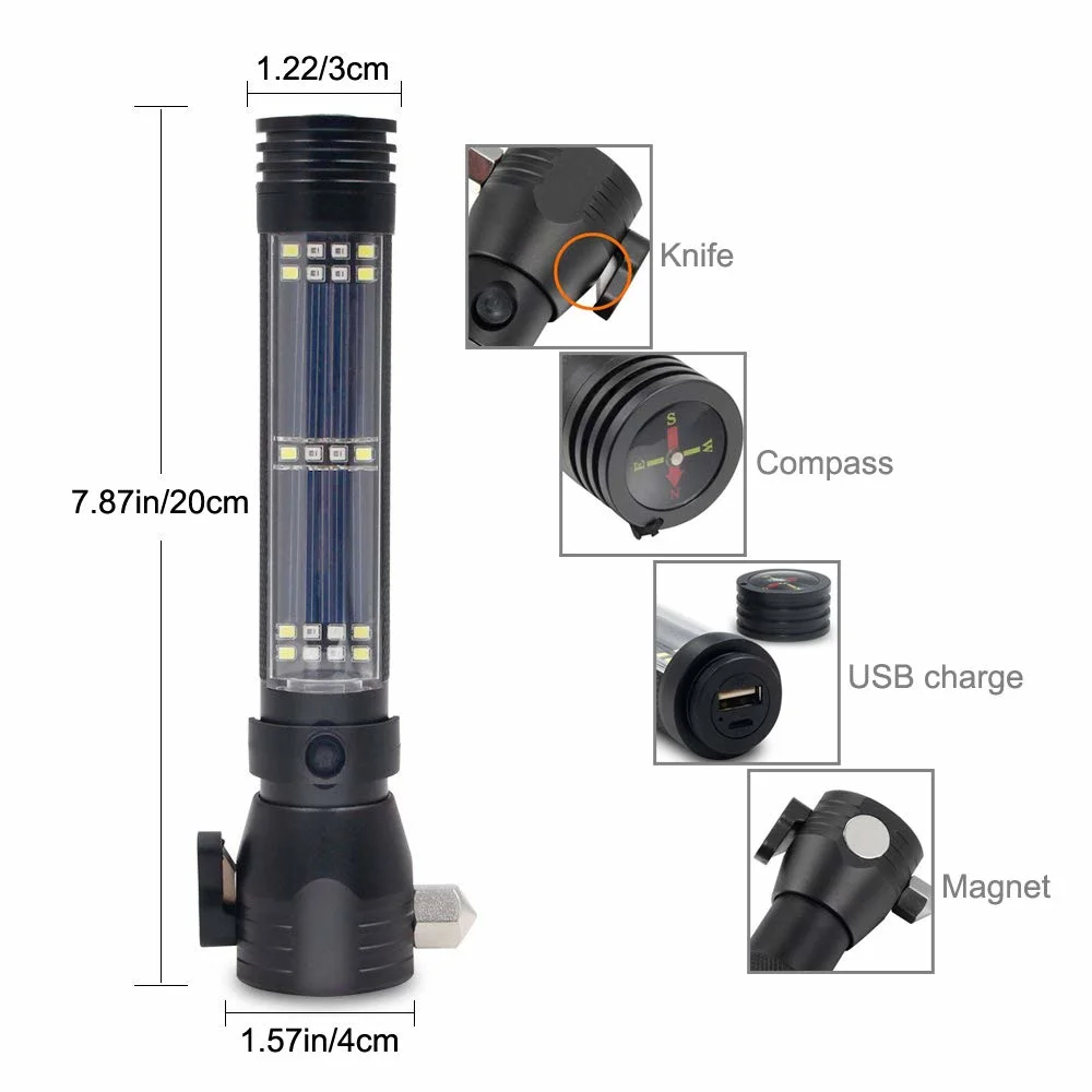 Multifunctional Solar Torch and Hammer (RS-4000)