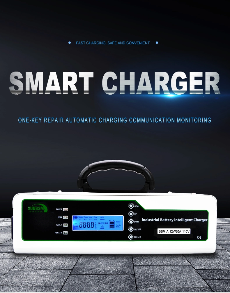 Lithium Battery Smart Charger Intelligent Charger of 36V 48V 72V