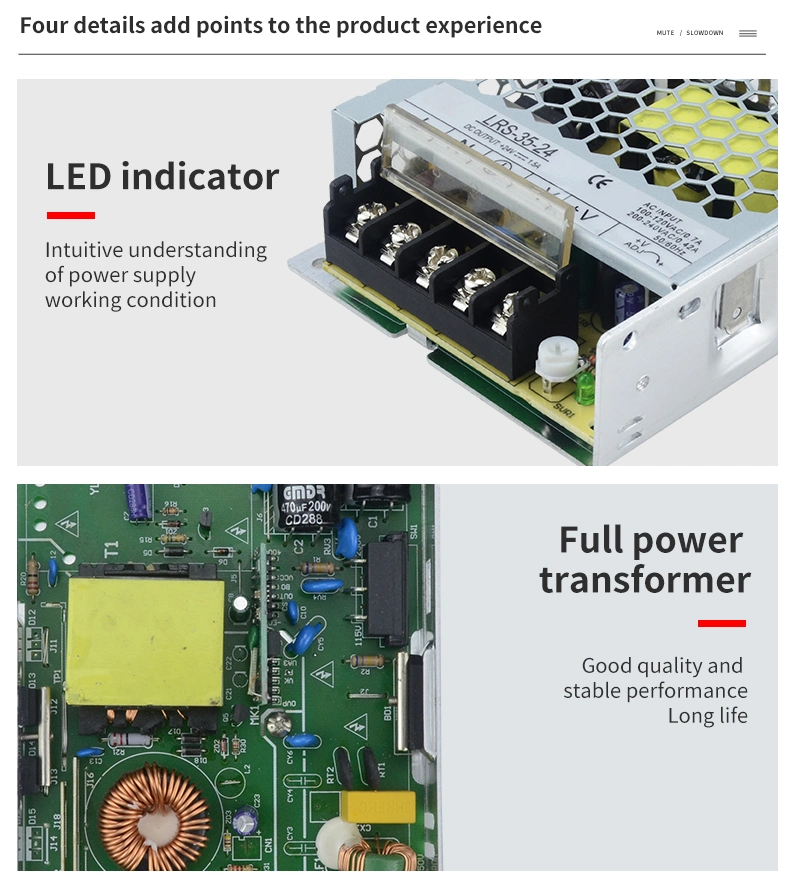 Lrs-200-12 Meanwell 12V DC SMPS 150W Power Supply for LED Strip Light