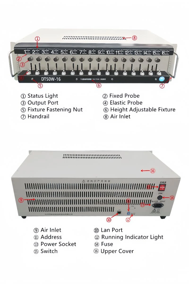 Electric Car Lithium Ion Battery Automatic Cycle Charge Discharge Testing and Balance Maintenance Equalizer