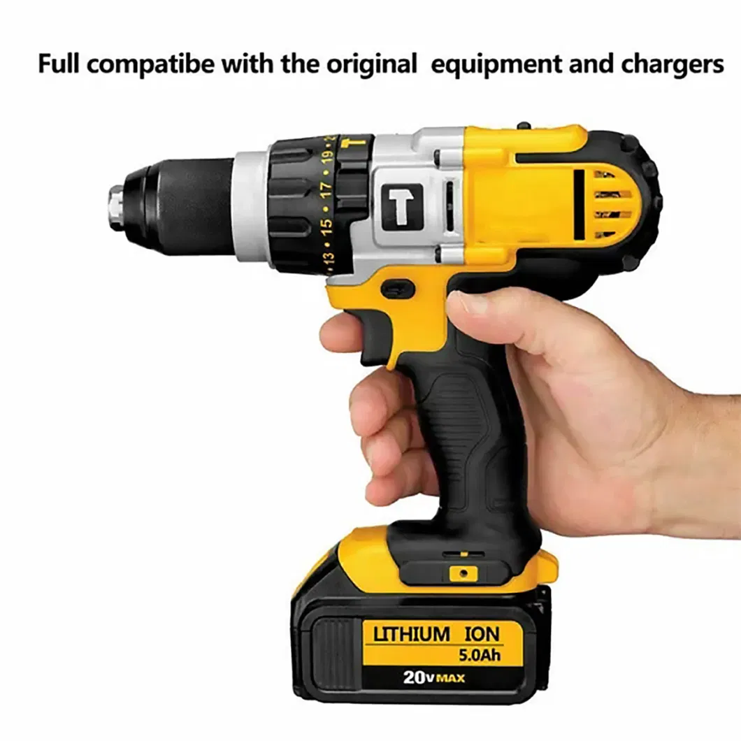 Cordless Power Drills Charger Battery 18V 20V 18650 Battery Packs Lithium Ion Replacement Combo Kit for Makita