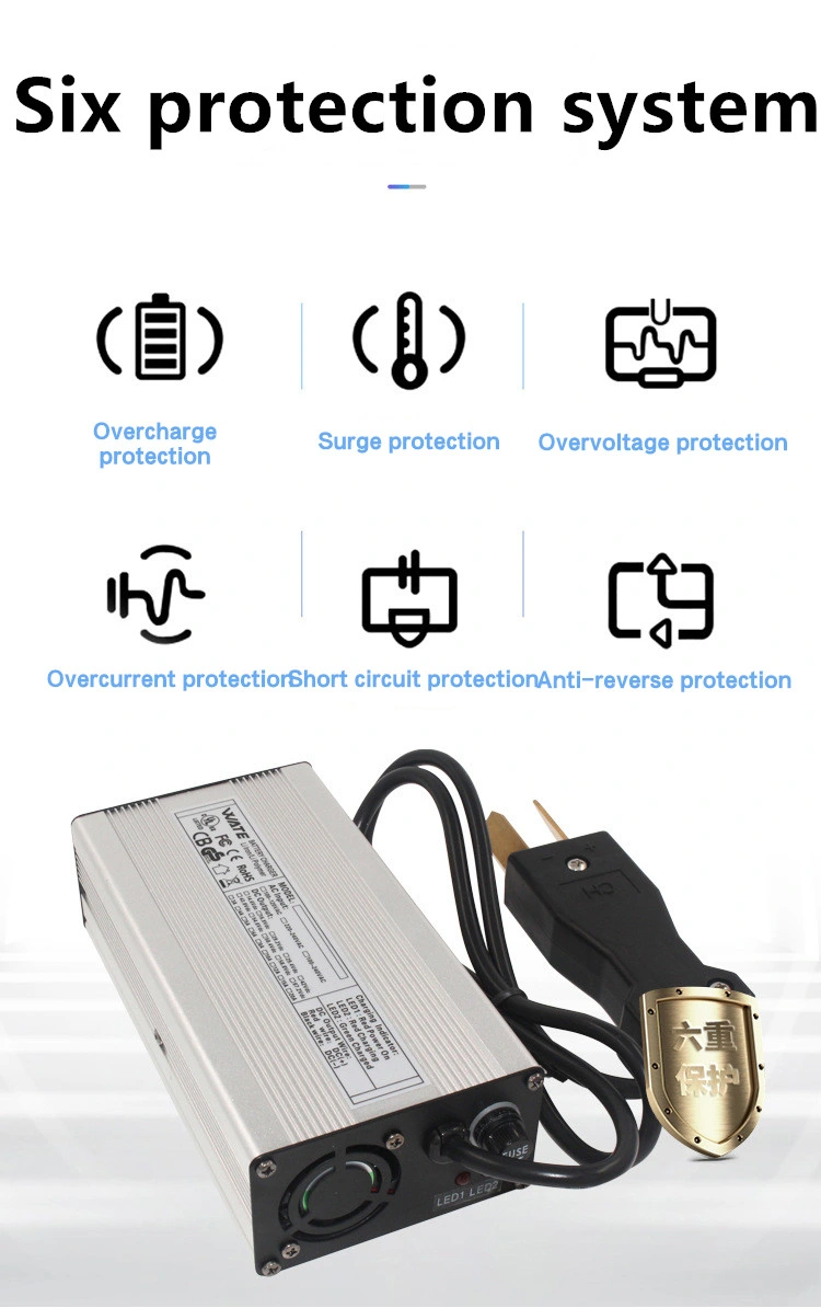 Deligreen CE 12.6V 20A 12V Li-ion Battery Charger for 3s 11.1V Lipo/Limn2o4/Licoo2 Battery Pack Quick Charge Fully Automatic