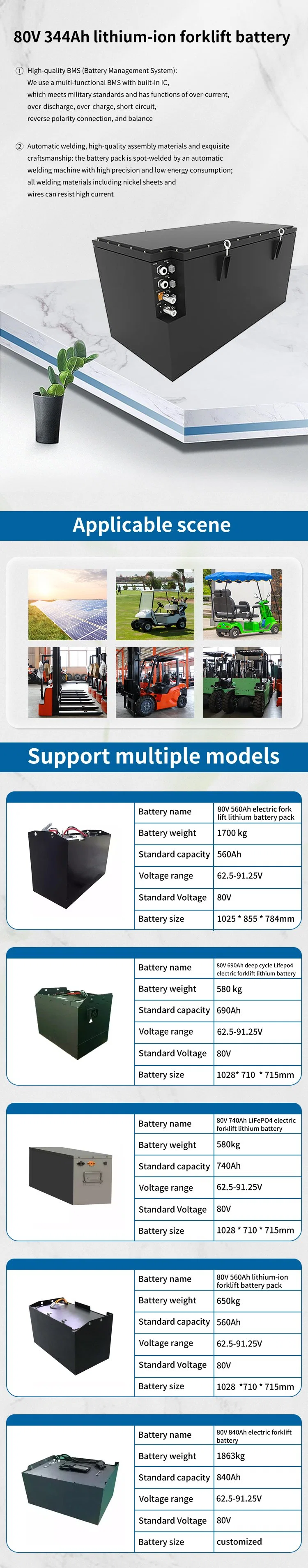 Forced Ventilation with Fans 3kw Electric Scooter 72V 30A Lithium Battery Charger Spi-3000-7230wp