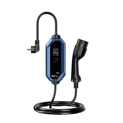 Caricabatteria portatile EV da 230 V tipo 2/ tipo 1 13 A. Caricabatteria da auto per la ricarica di veicoli elettrici a nuova energia