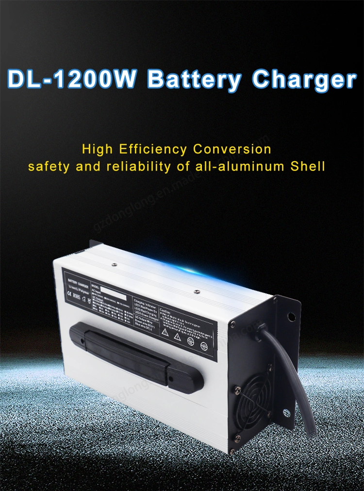 1200W 12V 40A on-Board Portable Lipo Battery Charger for Electric Forklift Electric Beach Car etc.