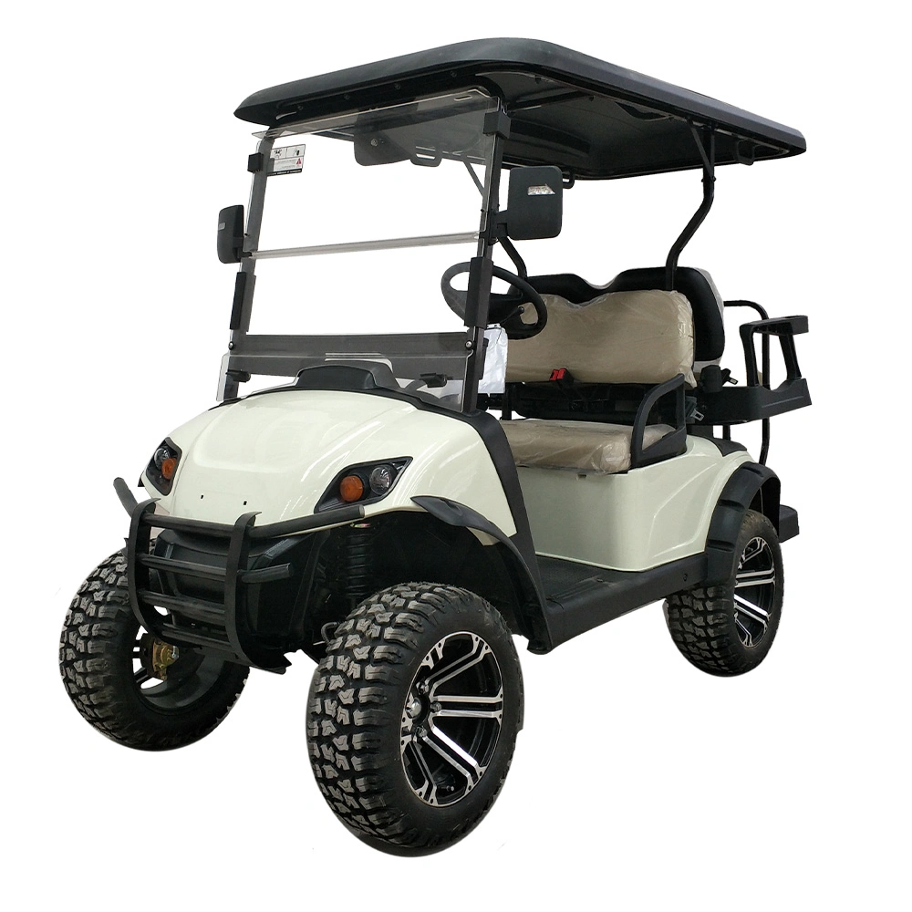 Hongchangda Electric Golf Cart 2+2 Seats 4 Wheels Club Car for Sighting with 48V 72V Fast Charger