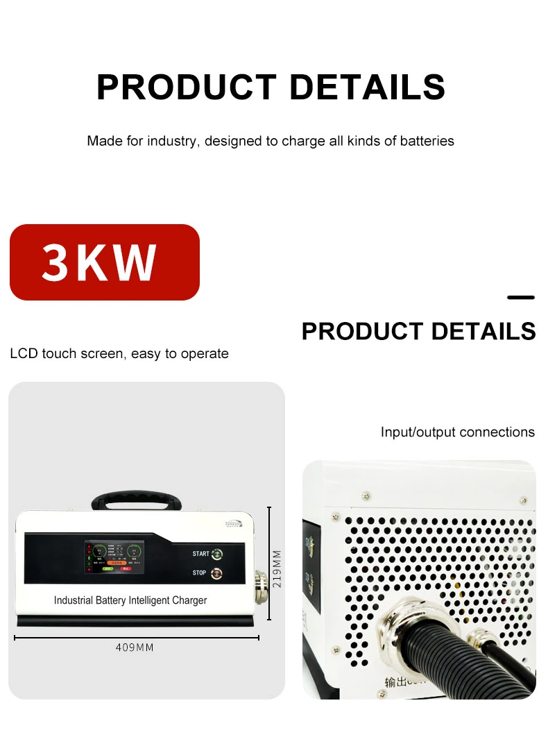 Intelligent 50 Amp Lithium Battery Charger 48V