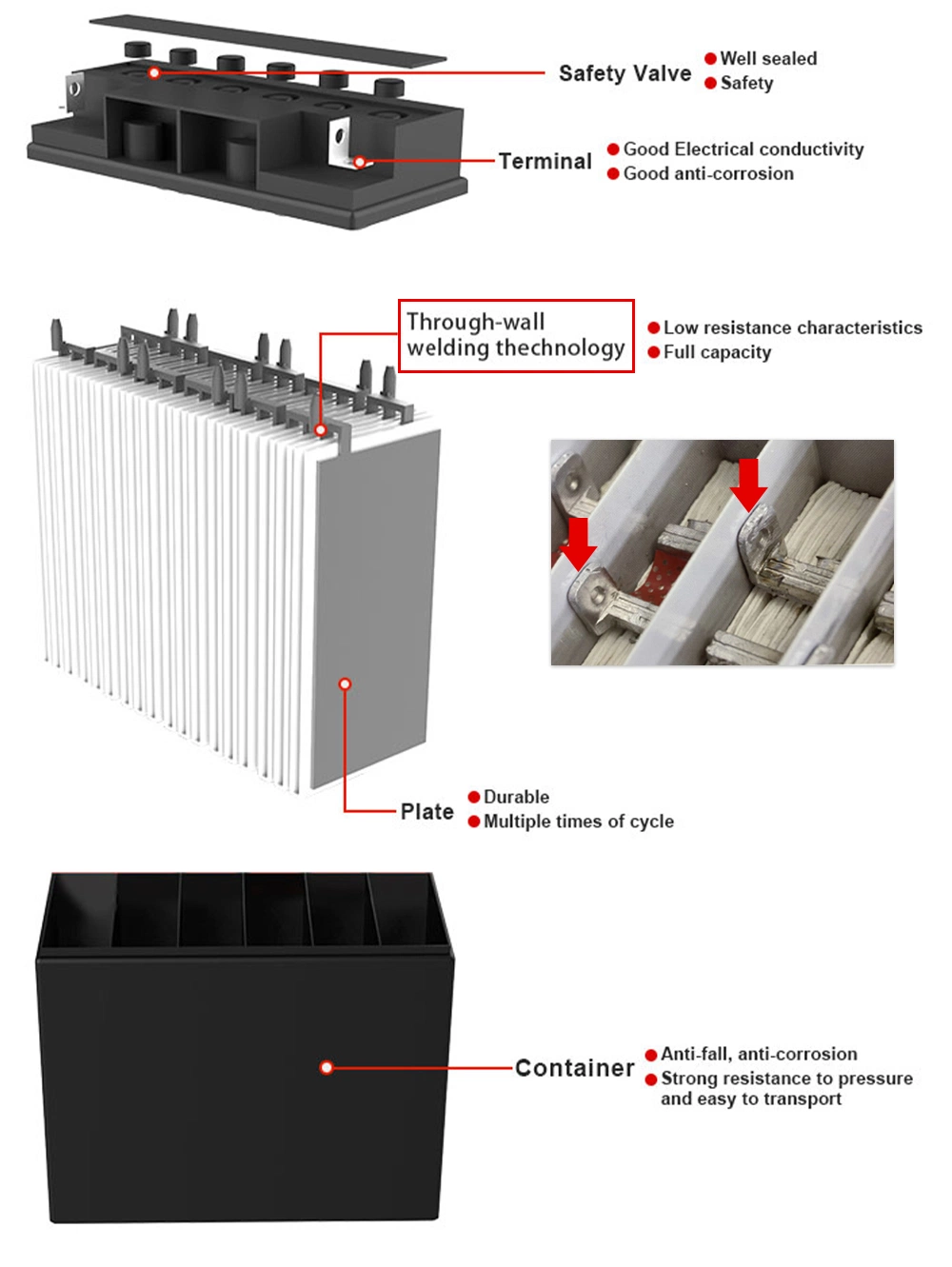 Techfine Factory Price Maintenance Free Lead Acid Battery Charger with ISO Certification